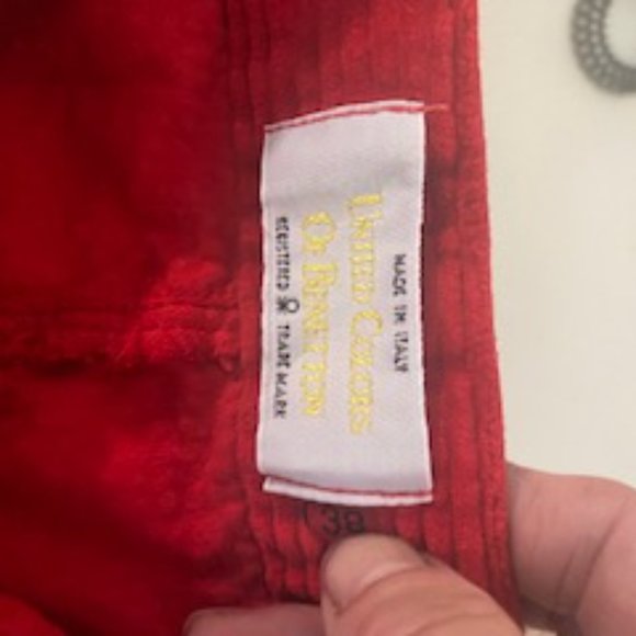 United Color of Bennetton Red Long Pant - Picture 5 of 5
